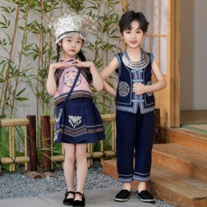 The Miao nationality clothing for personalize name or logo customize for free