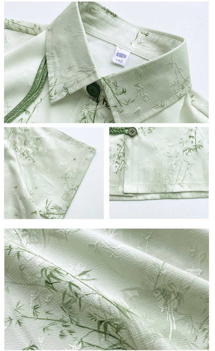 Boy and Girl Hip Hop Design Hanfu for Children Pigeon Pair Kids' Hanfu Customize Logo or Print Personal Name - Image 7